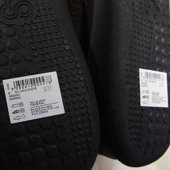 CLOUDSTEPPERS by Clarks Slip-On Loafers Sillian 2.0 Hope Brown Tweed Size 10 M - Picture 8 of 14